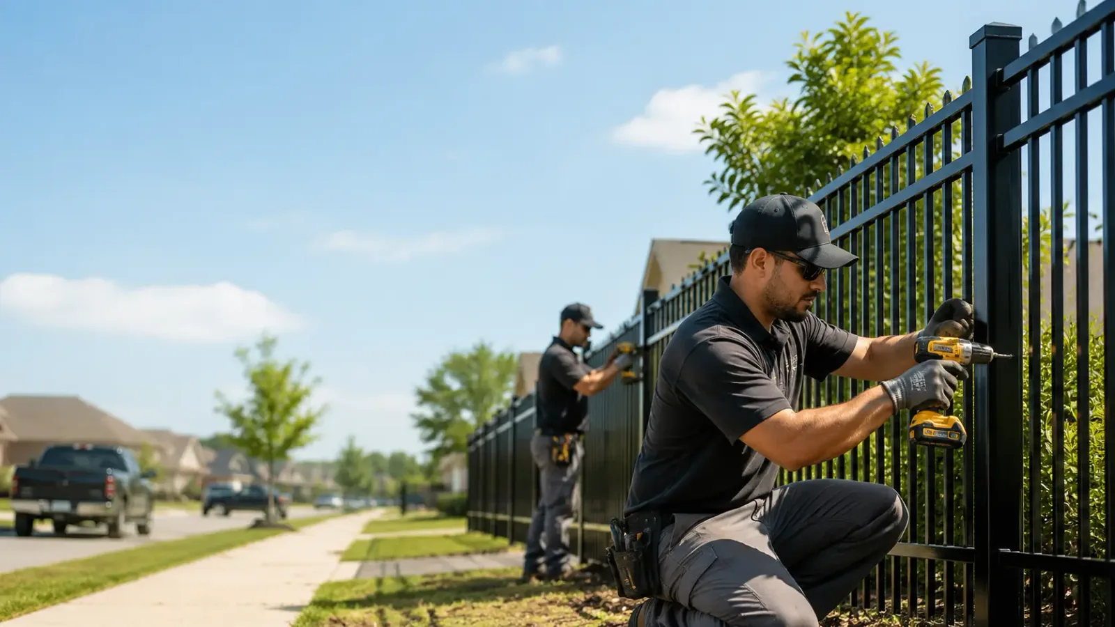 Metal Fence Installation in Ola, AR
